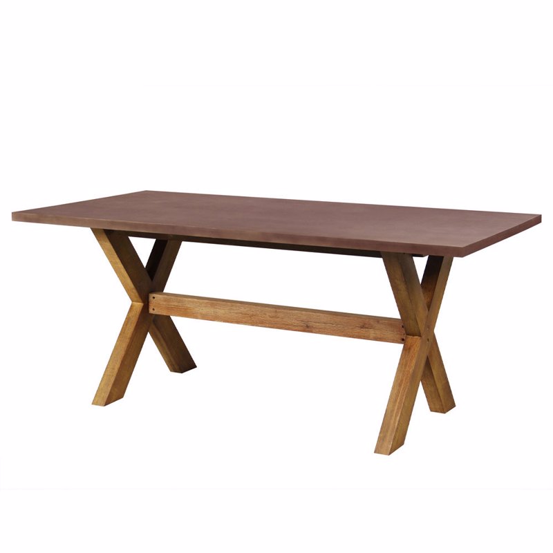 Liberta - Maison POMPEI Τραπέζι Rust Red 200x100x74.5cm