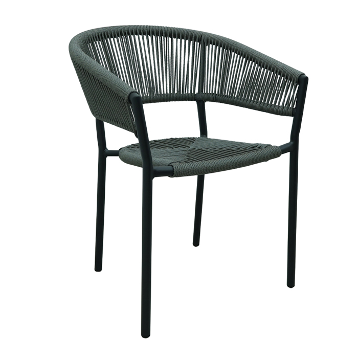 Liberta - Maison BREEZE Καρέκλα Γκρι 56x60x78cm 22-0298 Liberta - Maison BREEZE Karekla Ggri 56x60x78cm 22-0298