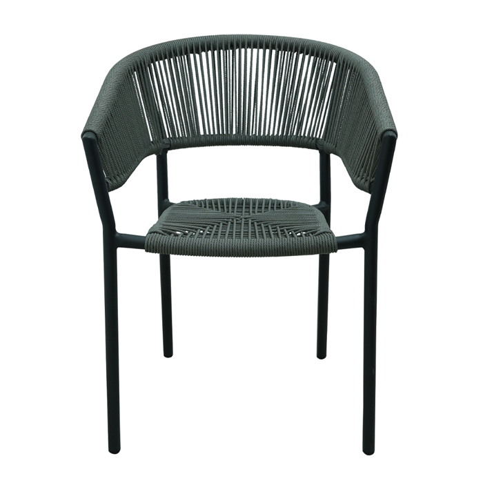 Liberta - Maison BREEZE Καρέκλα Γκρι 56x60x78cm 22-0298 Liberta - Maison BREEZE Karekla Ggri 56x60x78cm 22-0298