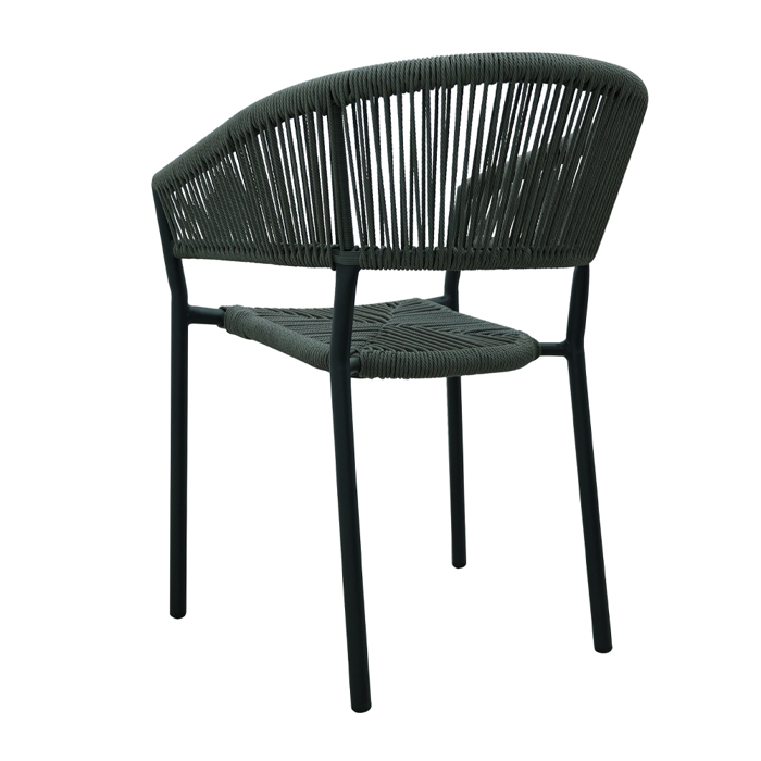 Liberta - Maison BREEZE Καρέκλα Γκρι 56x60x78cm 22-0298 Liberta - Maison BREEZE Karekla Ggri 56x60x78cm 22-0298