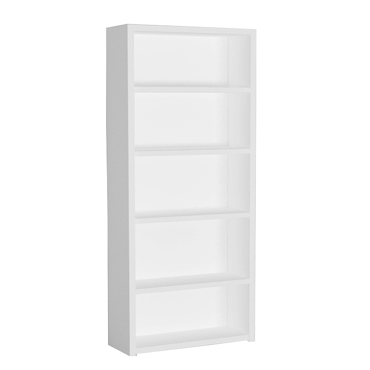 Liberta - Maison LINES Βιβλιοθήκη Λευκή με 4 Ράφια 79x29x180cm 24-0531