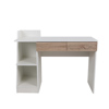 Liberta - Maison TRIGOT 2 Gafeio me Bibliothiki Sonoma/Lefko 110x50x85cm 24-0552