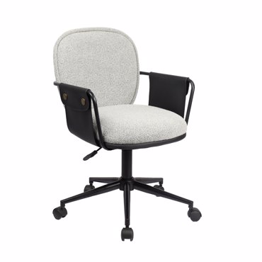 Liberta - Maison POST Καρέκλα Γραφείου Γκρι/Μαύρη 55x59x93cm 25-0739