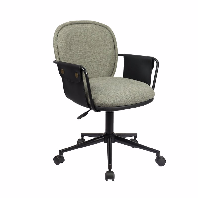 Liberta - Maison POST Καρέκλα Γραφείου Λαδί/Μαύρη 55x59