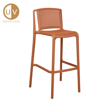 Liberta - Maison POLLY Σκαμπό Bar Terracotta 41x47x100.5cm 26-0030