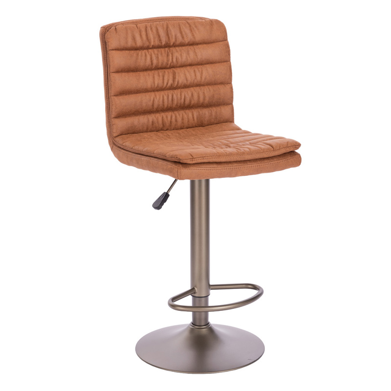 Liberta - Maison - ΣΗΜΑΝΤΙΚΟ: Σε περίπτωση διαφοράς τιμής από το κατάστημα ισχύει παντα και μόνο η τιμή του καταστήματος Liberta - Maison BRAS Σκαμπό Bar Καφέ/Gunmetal 41x50x11