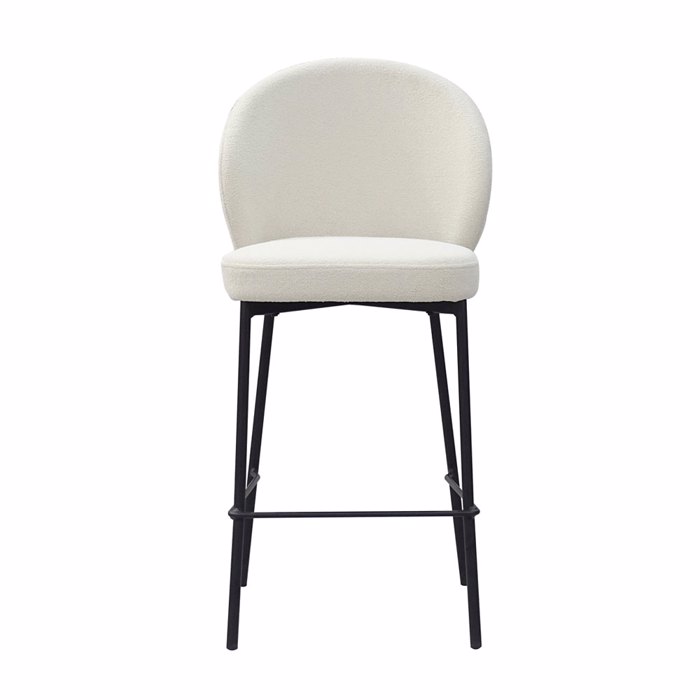 Liberta - Maison LUNE Σκαμπό Bar Λευκό 48x53.5x95.5cm 26-0058 Liberta - Maison LUNE Skampo Bar Lefko 48x53.5x95.5cm 26-0058