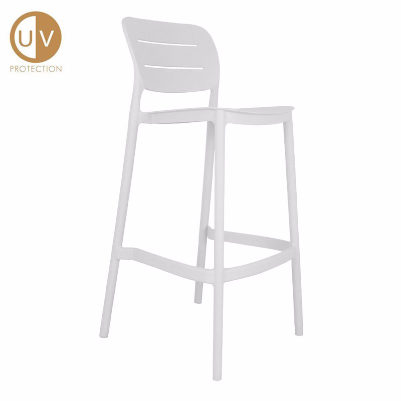 Liberta - Maison ZURICH Σκαμπό Bar Λευκό 50x48.5x103.5c