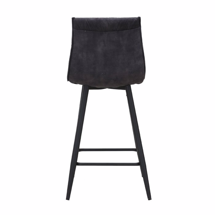 Liberta - Maison LINEA Σκαμπό Bar Ανθρακί 42x51x84cm 26-0072 Liberta - Maison LINEA Skampo Bar Anthraki 42x51x84cm 26-0072