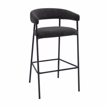 Liberta - Maison ECLIPSE Σκαμπό Bar Μαύρο 45x46x92cm 26-0079