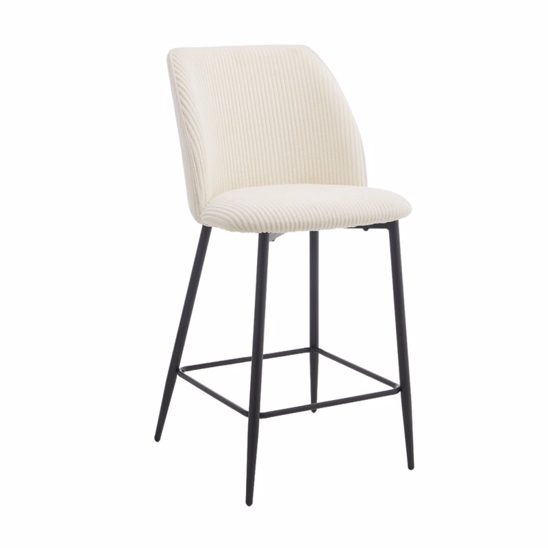 Liberta - Maison MUSE Σκαμπό Bar Cream 50x54x98cm 26-00