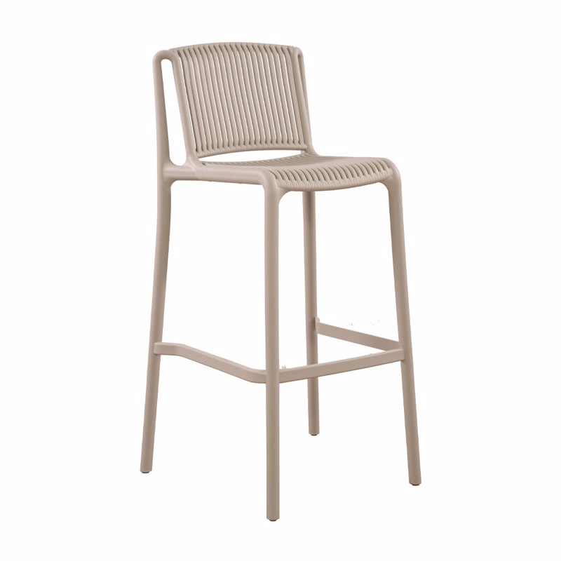 Liberta - Maison - ΣΗΜΑΝΤΙΚΟ: Σε περίπτωση διαφοράς τιμής από το κατάστημα ισχύει παντα και μόνο η τιμή του καταστήματος Liberta - Maison POLLY Σκαμπό Bar Γκρι Ανοιχτό 41x47x10