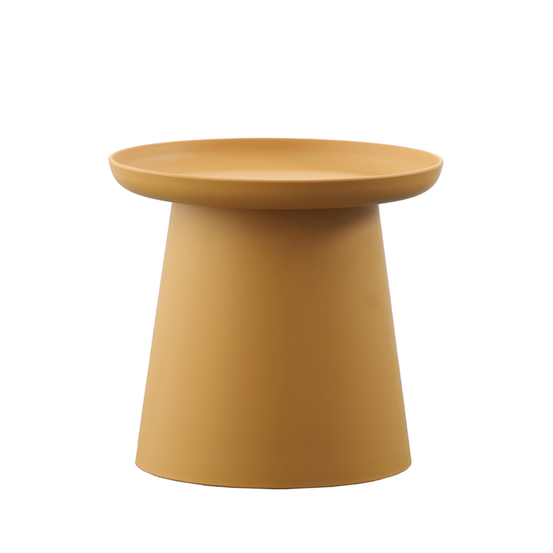 Έπιπλα κήπου agiovlasitishome - ΣΗΜΑΝΤΙΚΟ: Σε περίπτωση διαφοράς τιμής από το κατάστημα ισχύει παντα και μόνο η τιμή του καταστήματος Liberta - Maison TECH Coffee Table Μουσταρδί Φ50x46.5cm