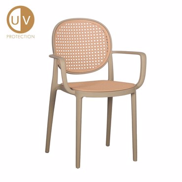 Liberta - Maison RATTI/P Καρέκλα Latte/Φυσική 57x51x84cm 27-0220