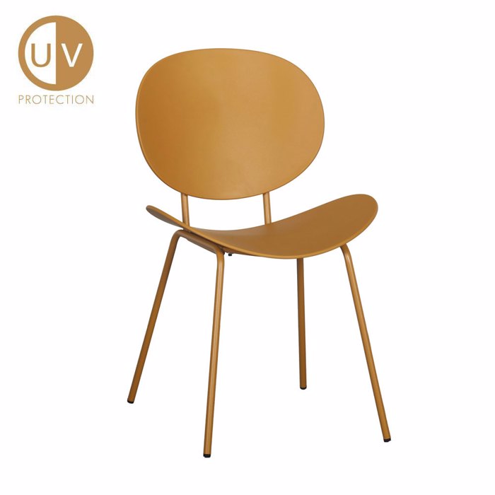 Liberta - Maison FUTURA Καρέκλα Κίτρινη 51x50x80.5cm 27-0228 Liberta - Maison FUTURA Karekla Kitrini 51x50x80.5cm 27-0228