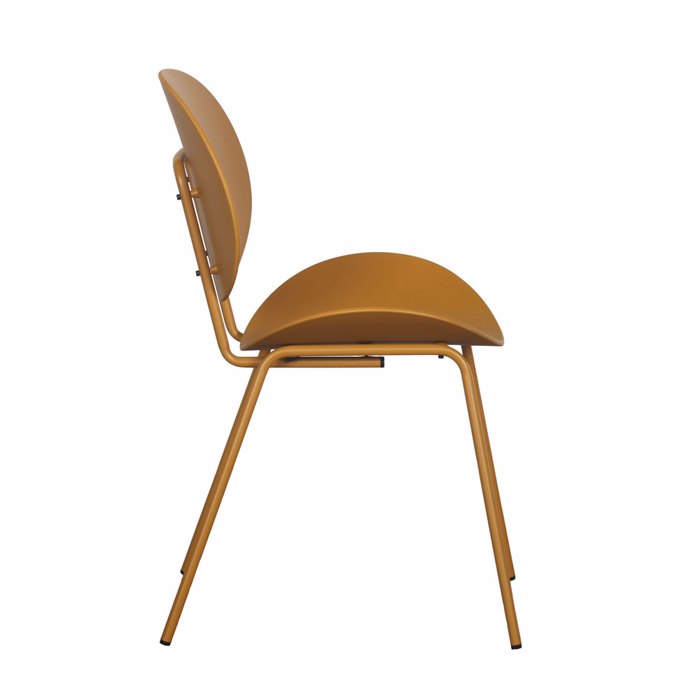 Liberta - Maison FUTURA Καρέκλα Κίτρινη 51x50x80.5cm 27-0228 Liberta - Maison FUTURA Karekla Kitrini 51x50x80.5cm 27-0228