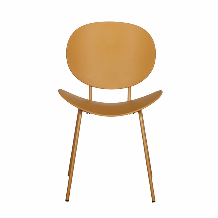 Liberta - Maison FUTURA Καρέκλα Κίτρινη 51x50x80.5cm 27-0228 Liberta - Maison FUTURA Karekla Kitrini 51x50x80.5cm 27-0228