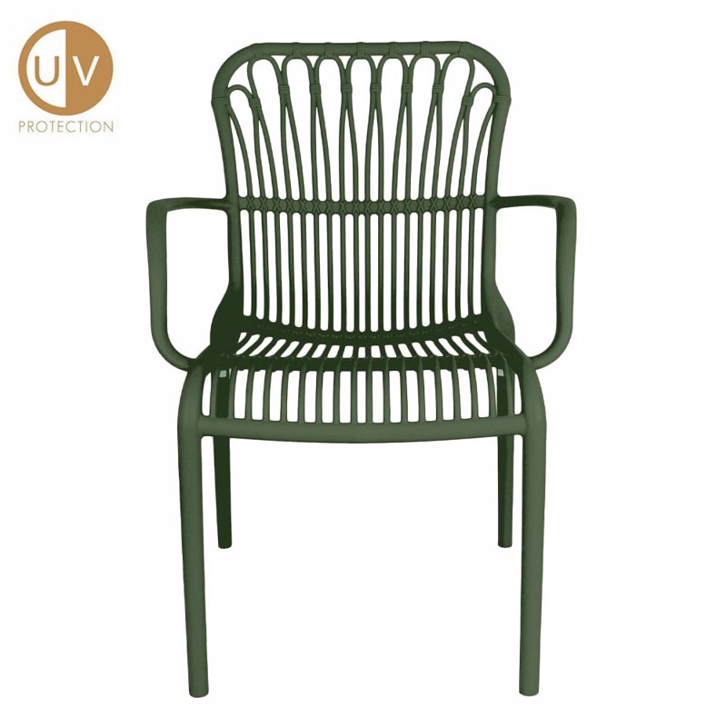 Liberta - Maison - ΣΗΜΑΝΤΙΚΟ: Σε περίπτωση διαφοράς τιμής από το κατάστημα ισχύει παντα και μόνο η τιμή του καταστήματος Liberta - Maison JAKARTA Πολυθρόνα Σκούρα Πράσινη 61x65