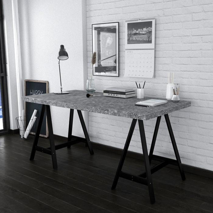 Liberta - Maison CAVALLETTO Gafeio Cement/Mavro 140x75x74cm 28-0139