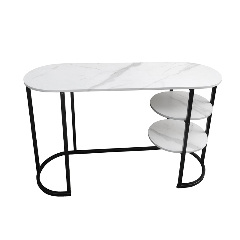 Liberta - Maison GUSTO Κονσόλα Λευκή με όψη Μαρμάρου 12