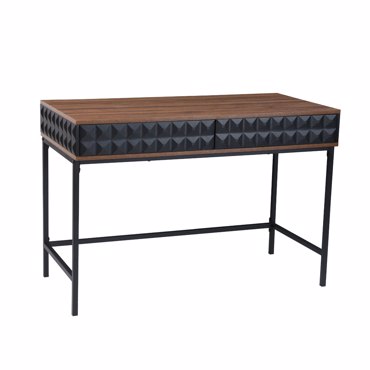 Liberta - Maison ZUMA Γραφείο Καρυδί/Μαύρο 110.5x54x76cm 28-0303