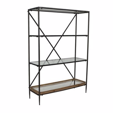 Liberta - Maison MARAIS Βιβλιοθήκη Φυσική με 4 Ράφια 127x43x184cm 28-0320