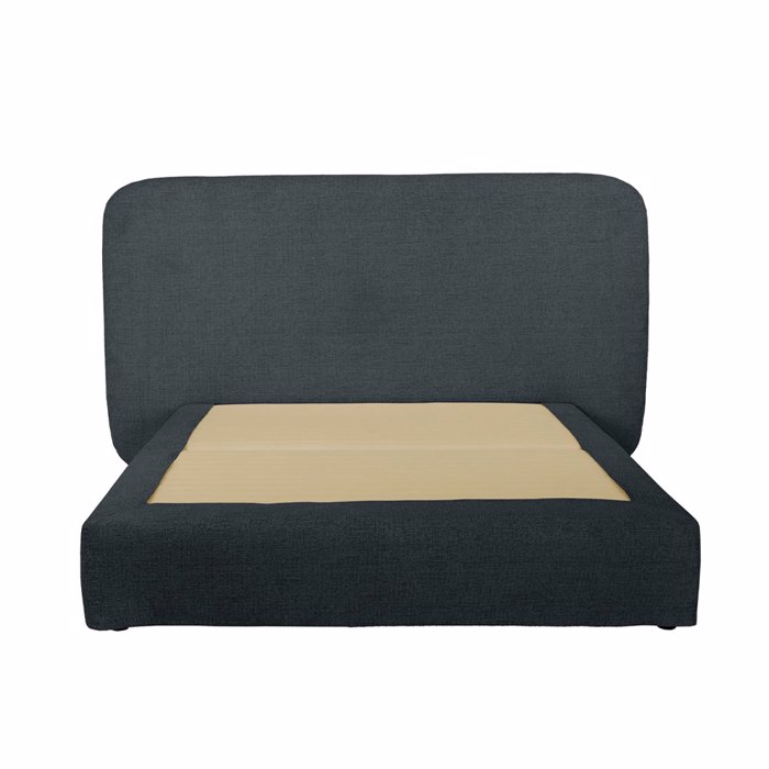 Liberta - Maison OVAL Κρεβάτι Ανθρακί 221x209x122cm (Για Στρώμα 160x200cm) 40-0017 Liberta - Maison OVAL Krebati Anthraki 221x209x122cm (Ga Stroma 160x200cm) 40-0017