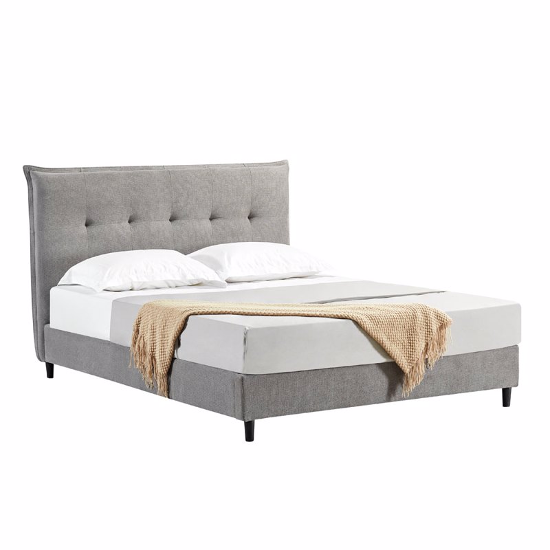 Liberta - Maison LIFE Κρεβάτι Γκρι 215x171x115cm (Για Σ