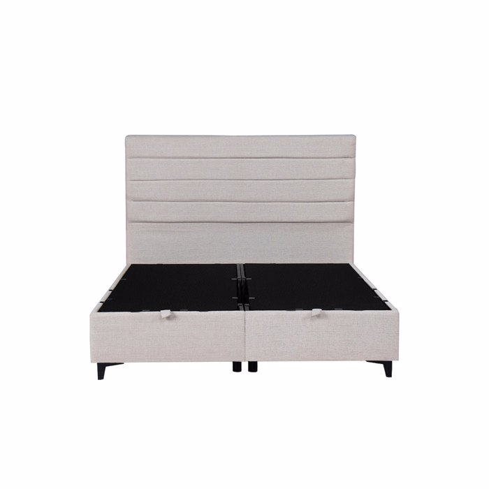 Liberta - Maison UTOPIA Krebati me Apothikeftiko Xoro kai Stroma White Smooth 06-900 207x160x115cm 40-0055