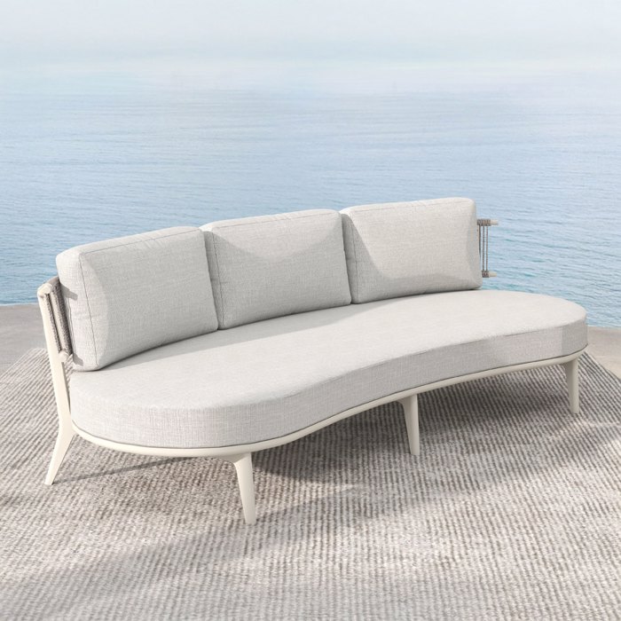 Liberta - Maison LA LUNA Set Saloni Exoterikou Xorou Off-White 218x87x68cm 49-0004