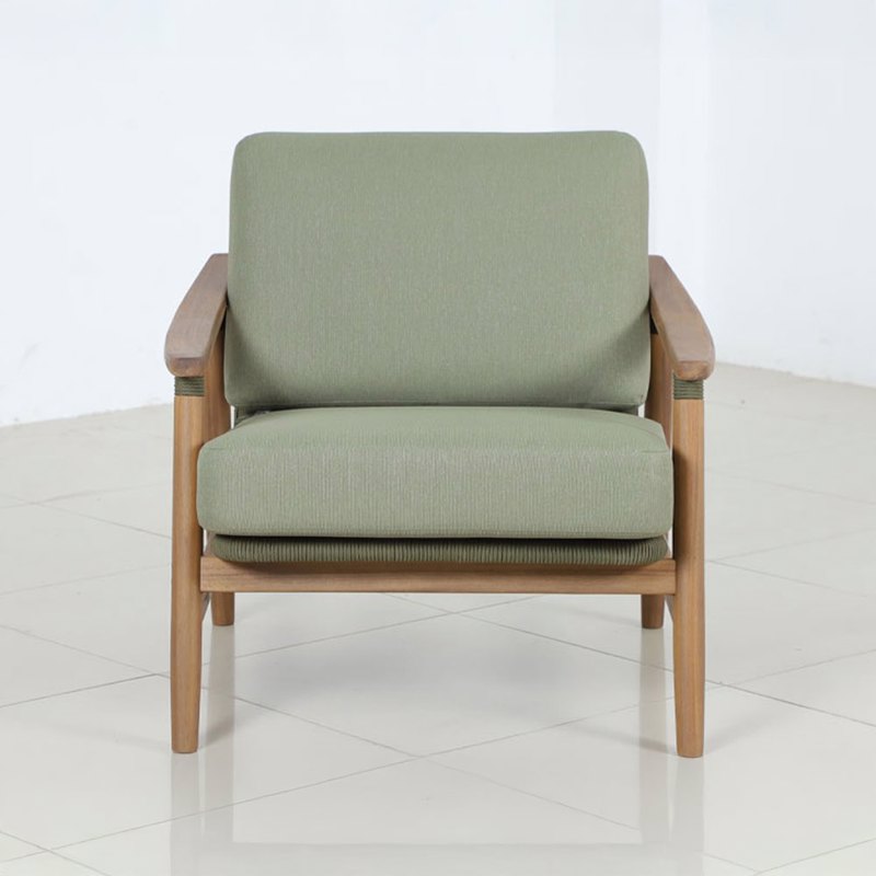 Liberta - Maison MASA Πολυθρόνα Με Μπράτσο Λαδί 84.5x79x75.8cm 51-0008