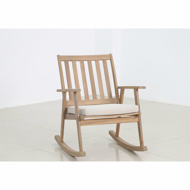 Liberta - Maison GARDEN Πολυθρόνα Με Μπράτσο Μαξιλάρι Φυσικό 76x64x84cm 51-0022