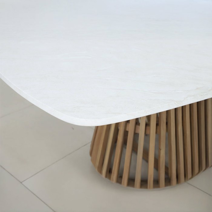 Liberta - Maison SIRACUSA Trapezi Lefko 220x110x77.5cm 52-0001