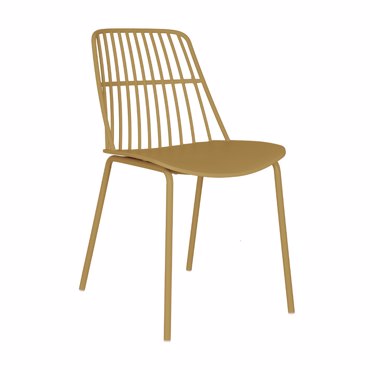 Liberta - Maison TAG Καρέκλα Μουσταρδί 45.5x55x82cm 53-0037