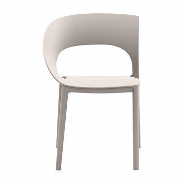 Liberta - Maison FRIENDS Καρέκλα Γκρι Ανοιχτό 57x55x78cm 53-0046