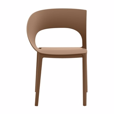 Liberta - Maison FRIENDS Καρέκλα Καφέ 57x55x78cm 53-0047