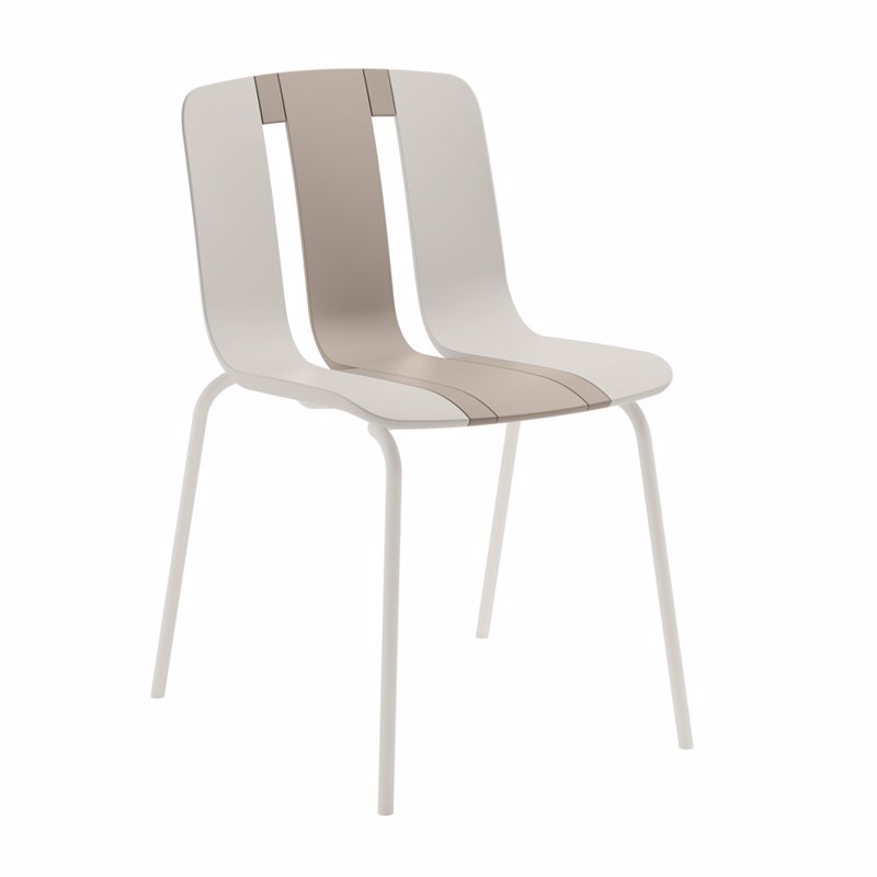 Liberta - Maison ART Καρέκλα Μπεζ/Off White 52x44x80cm 