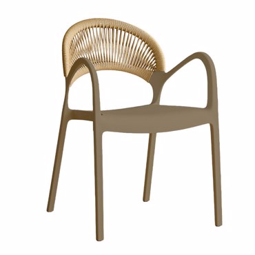 Liberta-Maison Arcus Καρέκλα Mocca Φυσικό 57x56x83cm 53-0073