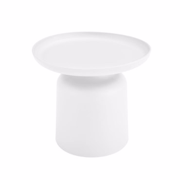 Liberta - Maison RONDA Coffee Table Λευκό Φ50x43cm 54-0000