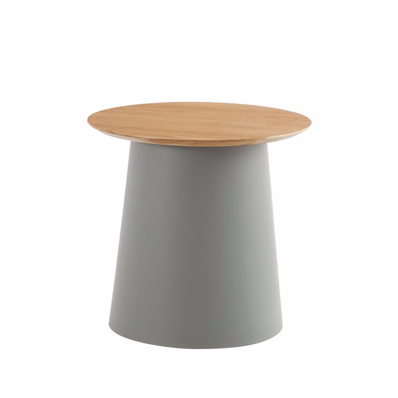 Liberta - Maison ZENTRA Coffee Table Φυσικό/Γκρι Φ50x47.5cm 54-0015