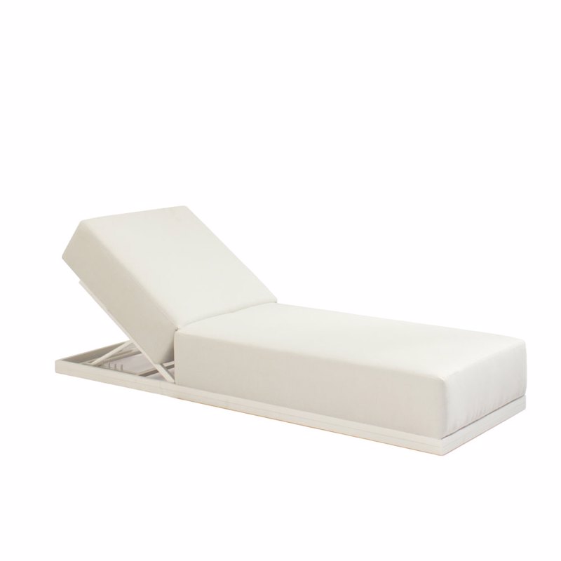 Liberta - Maison LA REVE Ξαπλώστρα Λευκό 205x75x30cm 59-0006