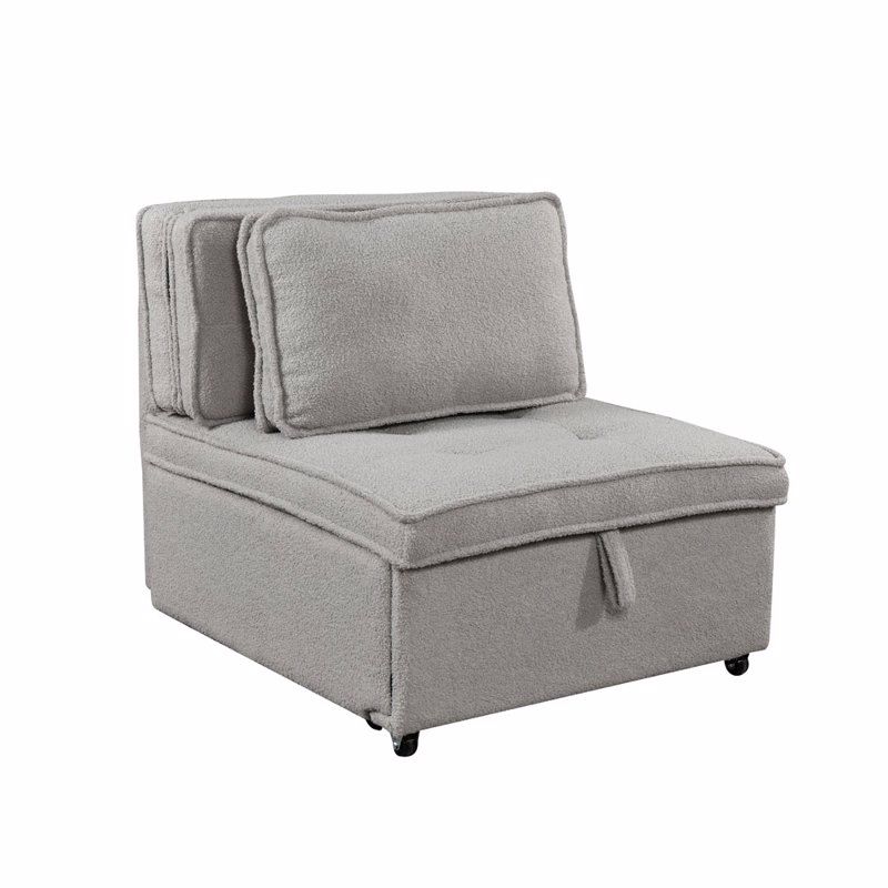 Liberta - Maison - ΣΗΜΑΝΤΙΚΟ: Σε περίπτωση διαφοράς τιμής από το κατάστημα ισχύει παντα και μόνο η τιμή του καταστήματος Liberta - Maison SLEEP Πολυθρόνα Κρεβάτι Γκρι 78x87x80c