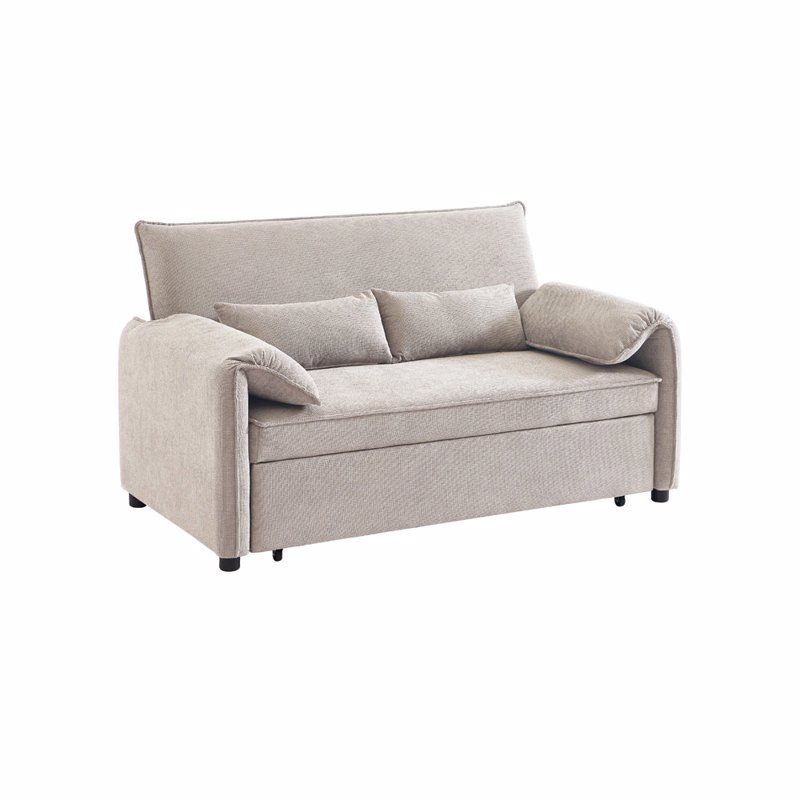 Liberta - Maison - ΣΗΜΑΝΤΙΚΟ: Σε περίπτωση διαφοράς τιμής από το κατάστημα ισχύει παντα και μόνο η τιμή του καταστήματος Liberta - Maison RUBIK Τριθέσιος Καναπές Κρεβάτι Latte