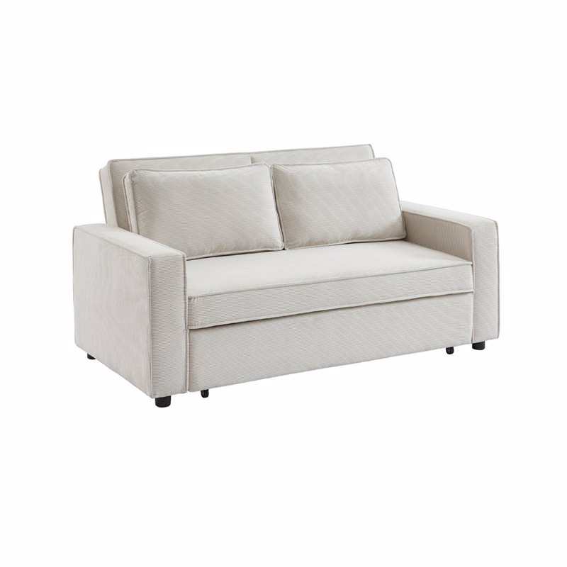 Liberta - Maison CUBO Τριθέσιος Καναπές Κρεβάτι Off Whi