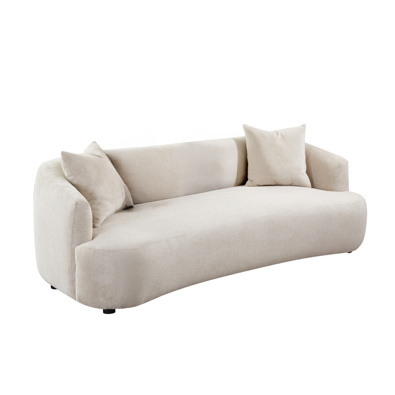 Liberta - Maison CELESTE Τριθέσιος Καναπές Μπεζ 228x98x