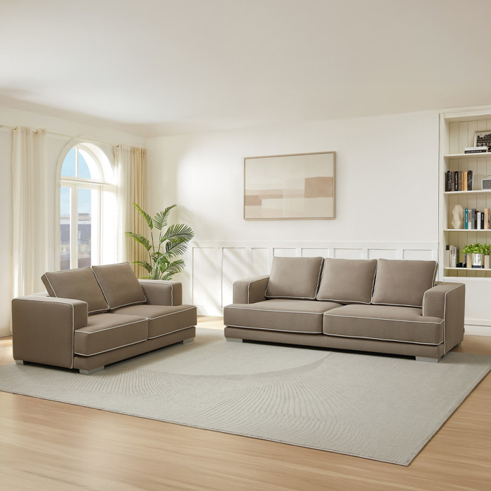 Liberta - Maison MARE Dithesios Kanapes Mocca 170x100x91cm 70-0459