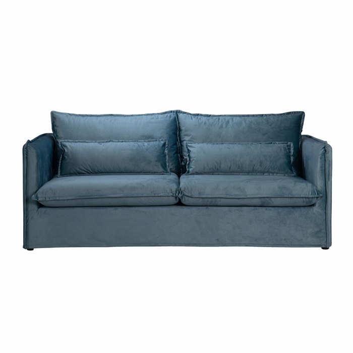 Liberta - Maison ONE ONLY Trithesios Kanapes me Aposuromeno Kalumma Glazio Skouro 209x90x87cm 71-0021