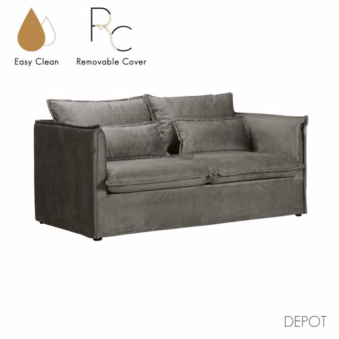 Liberta - Maison ONE ONLY Dithesios Kanapes Ggri me Aposuromeno Kalumma 176x90x87cm 71-0024