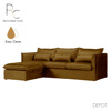 Liberta - Maison ONE ONLY Kanapes Xrusos me Aristeri Gnia 258x180x90cm 71-0071