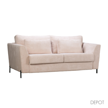 Liberta - Maison COCOON Τριθέσιος Καναπές Κρεβάτι Beige Lincoln 03 208x94x92cm 71-0115